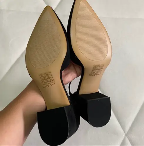 ALDO Brookshear Suede Heels Black Size 8 13 From Odette