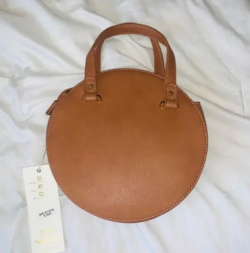 Madison West NWT tan circle boho crossbody bag