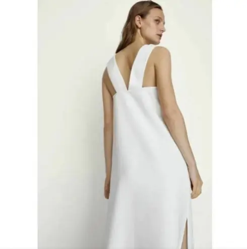 Sleeveless Linen Dress White Size 4 - $90 (46% Off Retail