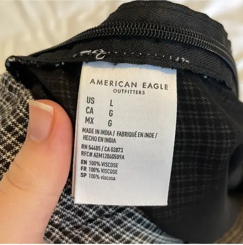 American Eagle Plaid Mini Skirt