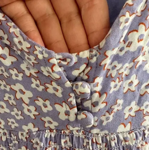 Auguste Women’s 2 Purple Floral Juliette Jumpsuit Flawed