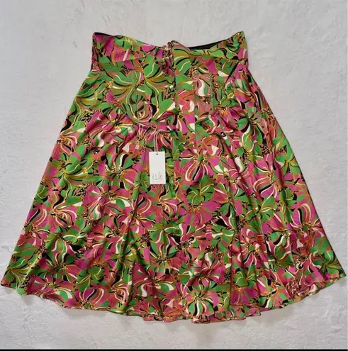 Boutique NWT ISH Strapless Silk Romper size Small