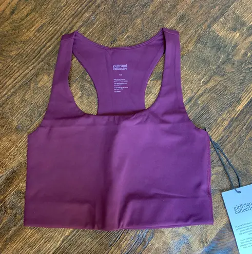 Girlfriend Collective NWT  Plum Paloma Racerback Bra XS