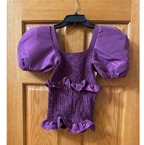 ORIRE Nama Smocked Puff Sleeve Top