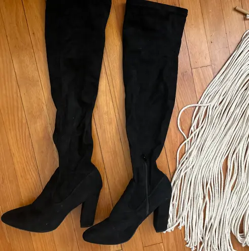 Forever 21 Black Long Boots