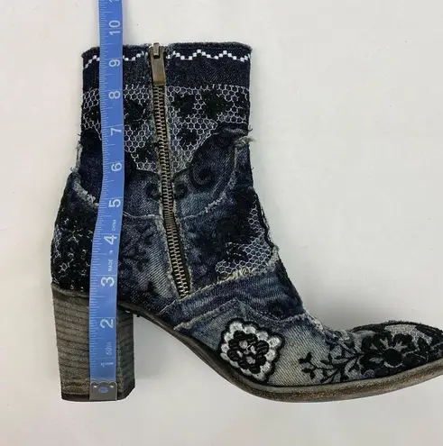 indigo. MARCODELLI BOOTS SUNDANCE COLLECTION WESTERN EMBROIDERED SZ 7