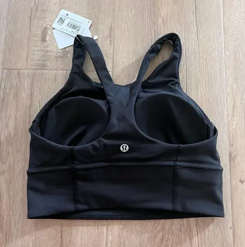 Lululemon Wunder Train Bra Long Line Black size 6 NWT