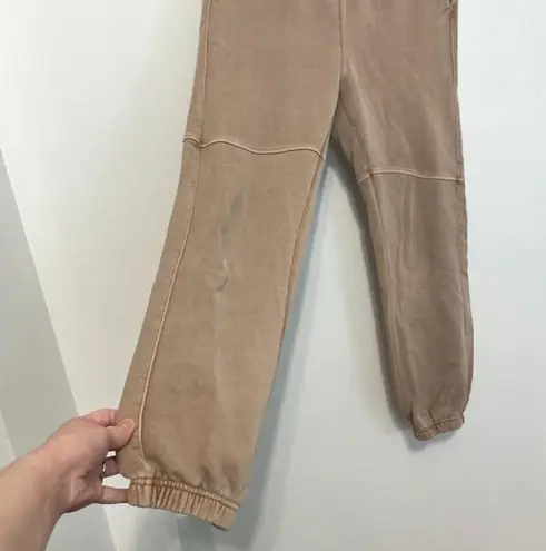 Free People FP MOVEMENT  Roll With it Pant Tan Taupe Joggers Sweatpants Sweats XS