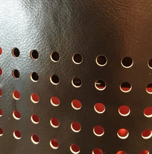 Lord and Taylor Black & Orange Faux Leather Tote Bag