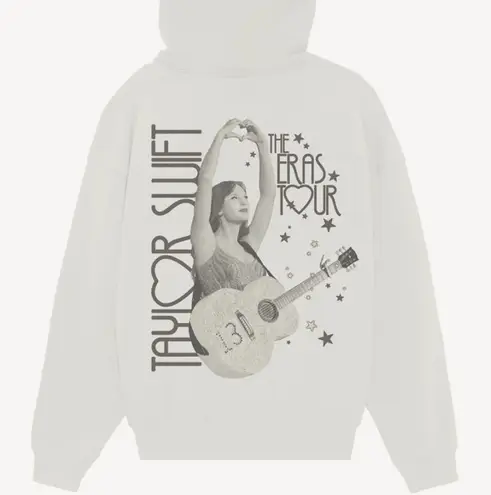 Taylor Swift Black and White Oversized Graphic Sweatshirt