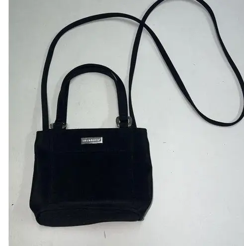 Liz Claiborne  Tote Shoulder Bag Purse Small Black 7.5" X 5.5" Womenbs Ladies