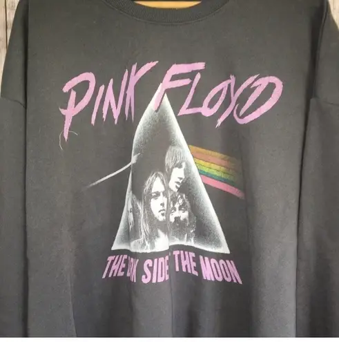 Pink Floyd NWT  Dark Side Grey Crop Sweatshirt