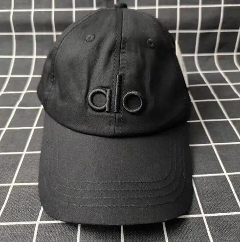 Alo Yoga ❤❤OFF-DUTY CAP❤Black hat black logo