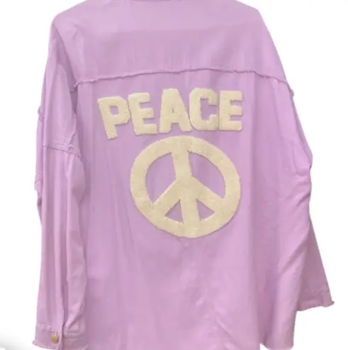 Davi & Dani Boho Raglan Sleeve Button Up Boho Jacket Cotton Embroidered Quilted Patchwork Shacket - Image 4