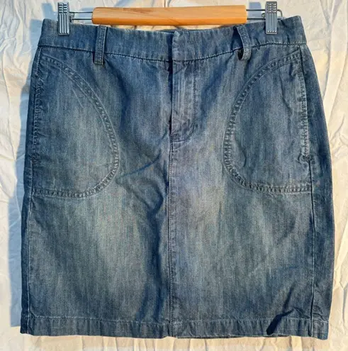 Level 99 Anthropologie Denim Mini Skirt Size 29 High