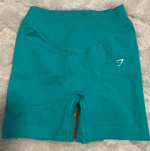 Gymshark Teal Sweat Seamless Shorts