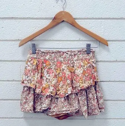 American Eagle  Outfitters Floral Ruffle Skort S