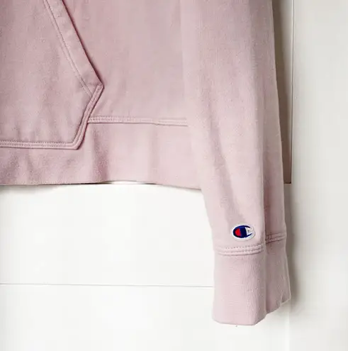 Champion Pink Cropped Sweatshirt