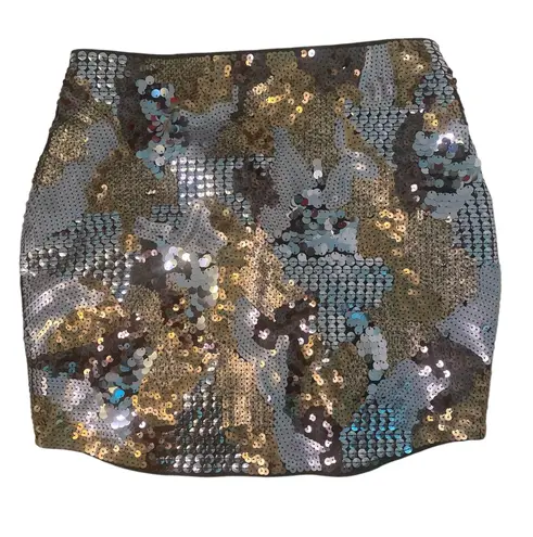 EXPRESS Sequin Mini Skirt Size S NWT