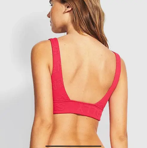 Seafolly NWT X Revolve Your Type V Neck Bikini Top