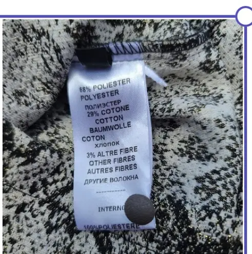 Andamane "BAYLEE" SNAKESKIN JACQUARD MINI Sz L NWT