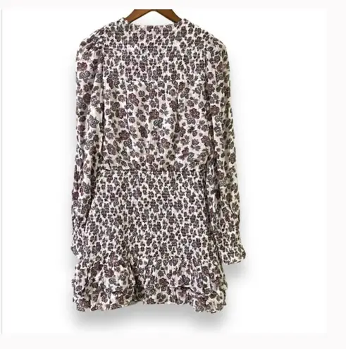 Veronica Beard Saera Smocked Floral Minidress