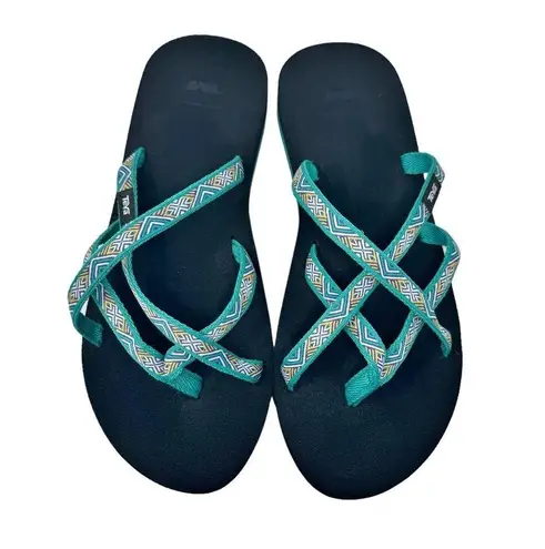 Teva Olawahu Sandals Flip Flops Blue Size 11