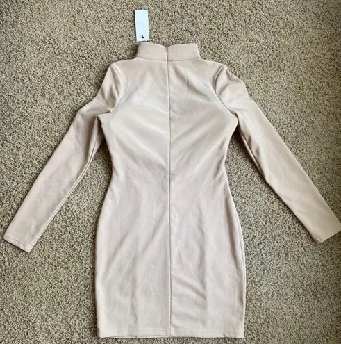 Rare London New High Neck Cut Cut Out Dress Sz L