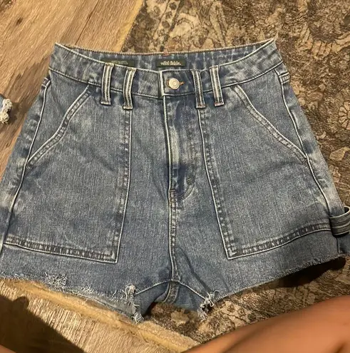 Wild Fable Target  High Waisted Denim Shorts