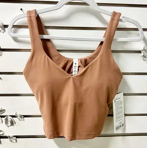 Lululemon NWT  Align Sleeveless Cropped Tank Top Dusty Clay Women's Size US 6