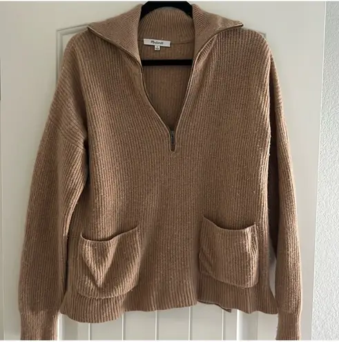 Madewell Zip-up sweater