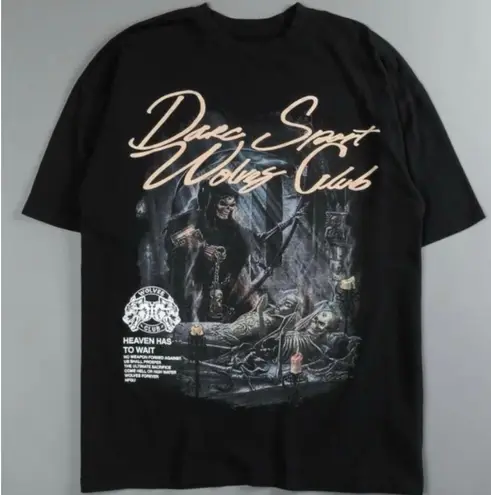 Darc Sport “Heaven Has To Wait” Premium Oversized Tee – Vintage Black Size L NWT Size L