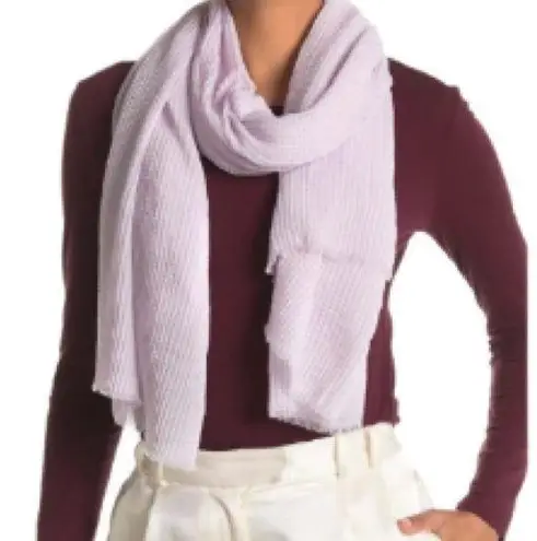 BCBG Women’s Purple Oversized Pleated Wrap Scarf NWT