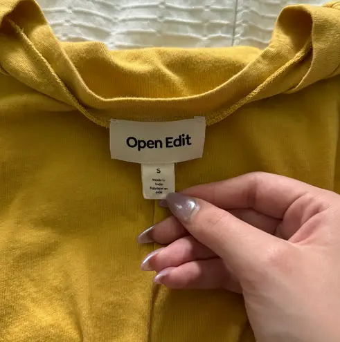 Open Edit Yellow Tee