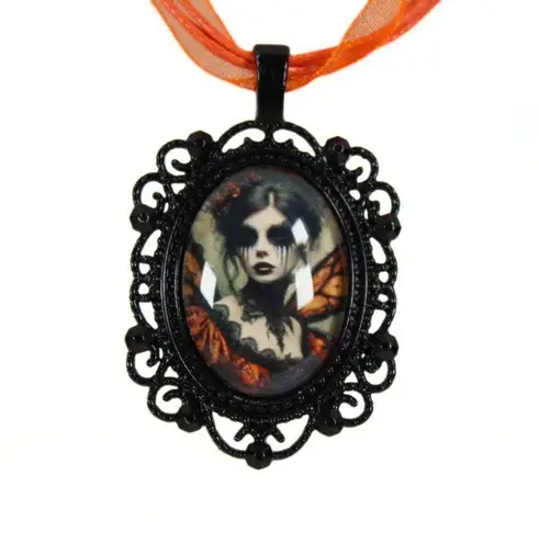 Handmade Gothic Victorian "Madam Butterfly’s Lament" Gothic Butterfly Fairy Jewel…