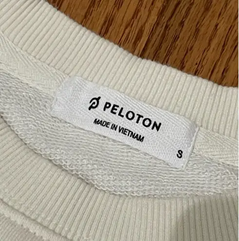 Peloton New White & Pink Sweatshirt S