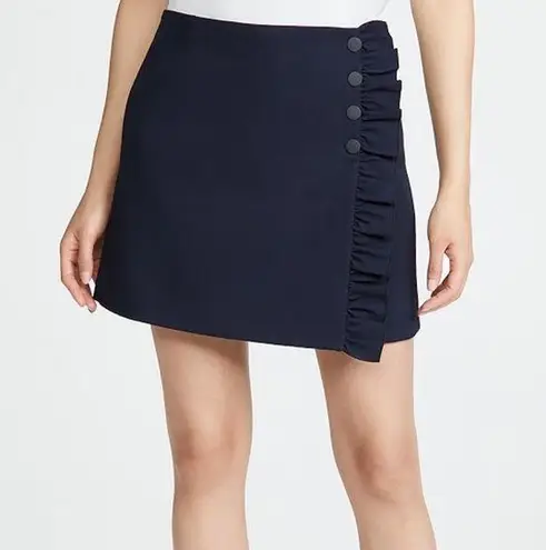 TORY SPORT TECH TWILL NAVY BLUE SKORT SIDE RUFFLE DETAIL XL