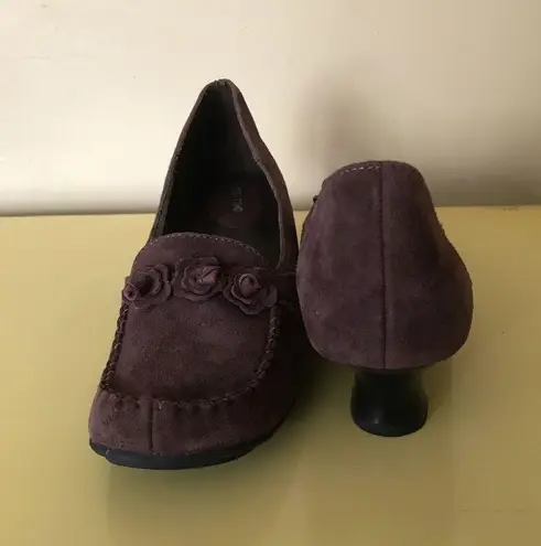 Me Too Suede Moccasin Heels