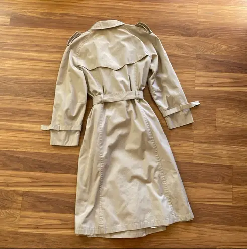London Fog Double Breasted Button Trench Coat