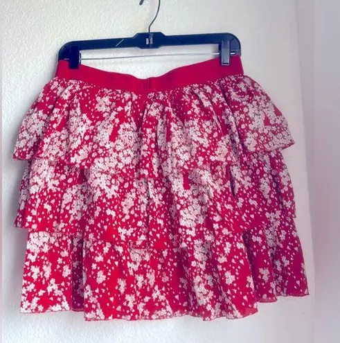 Sunday Floral Tiered Mini Skirt Size 2
