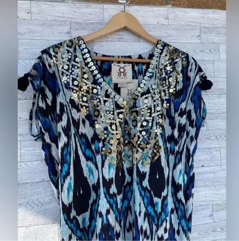 FIGUE ANAIS MINI DRESS SMALL Blue