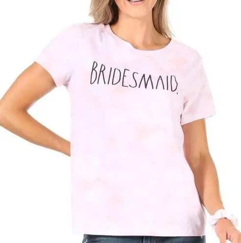 Rae Dunn  BRIDESMAID T-Shirt with Scrunchie