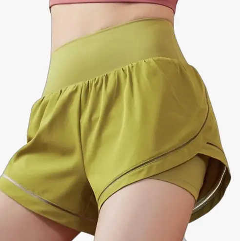 Zazua Lime Green Running - Training Shorts