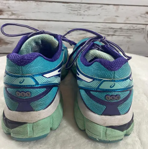 ASICS Women's Gel Evate 3 T566N Low Top Lace Up Sneakers Size 7.5 Blue Purple