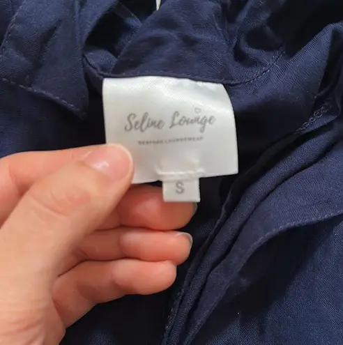 Navy “Sister” pajama Blue