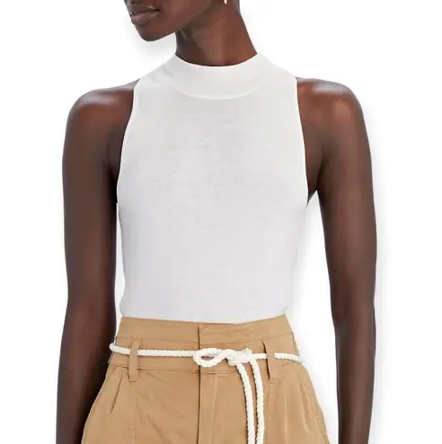 ALC Frank NWT A.L.C. | Large | $170 Payton White Airy Knit High Ribbed Neck Sleeveless Top