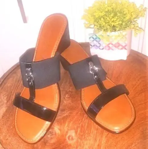 Italian Shoemakers Italian Shoemaker Sadey Black Wedge Sandal 10