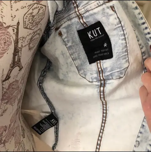 KUT from Kloth Acid Wash Denim Jacket