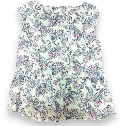 Abercrombie & Fitch Abercrombie Fitch Womens Blouse Top Lace Collar Lightweight Floral Boho Medium