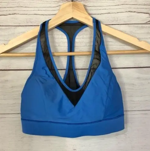 Lululemon  Blue & Black Race With Me V-Neck Swim Top 4